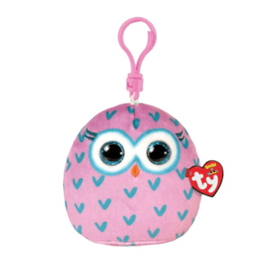 Owl Beanie Clip Winks Squish TY